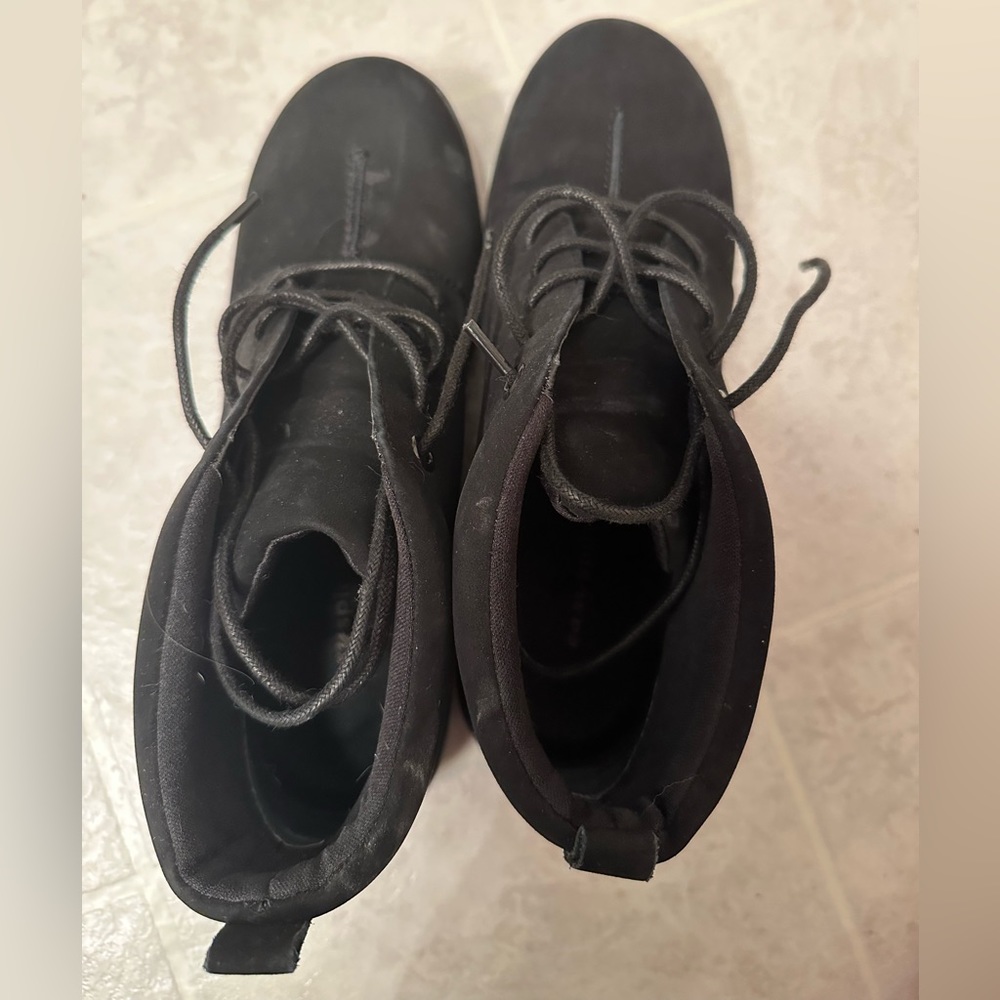 Brand new black booties size 7